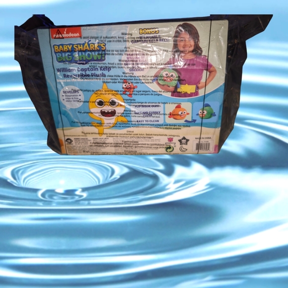 Baby Shark's Big Show! 2-in-1 Reversible Plush William & Captain Kelp - Picture 5 of 7